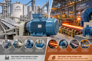 Động Cơ WNM YE3-315M-4 132kW Trong Ngành Xi Măng Và Thép