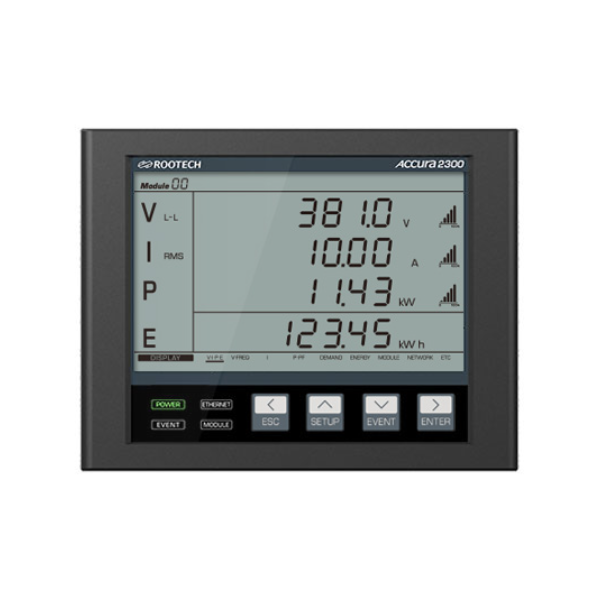 Accura 2300 RS485 AC220V/DC110V Đồng hồ đo điện năng/điện đa năng Rootech