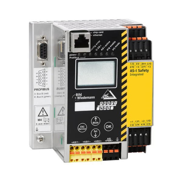 BWU2206 Gateway ASi-3 PROFIBUS tích hợp bộ giám sát an toàn Bihl+Wiedemann Bihl-Wiedemann