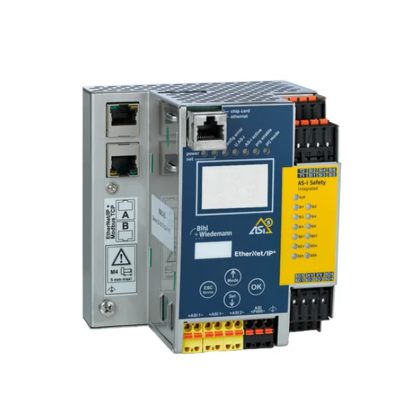 BWU3958 Gateway ASi-5/ASi-3 EtherNet/IP + Modbus TCP tích hợp bộ giám sát an toàn Bihl+Wiedemann Bihl-Wiedemann