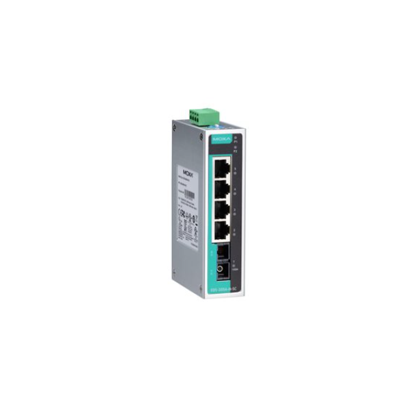 EDS-205A-S-SC-T Switch Ethernet công nghiệp không quản lý Moxa