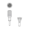 KD S-M12-CA-P1-050 Cáp kết nối M12 12 chân dài 5 m Leuze